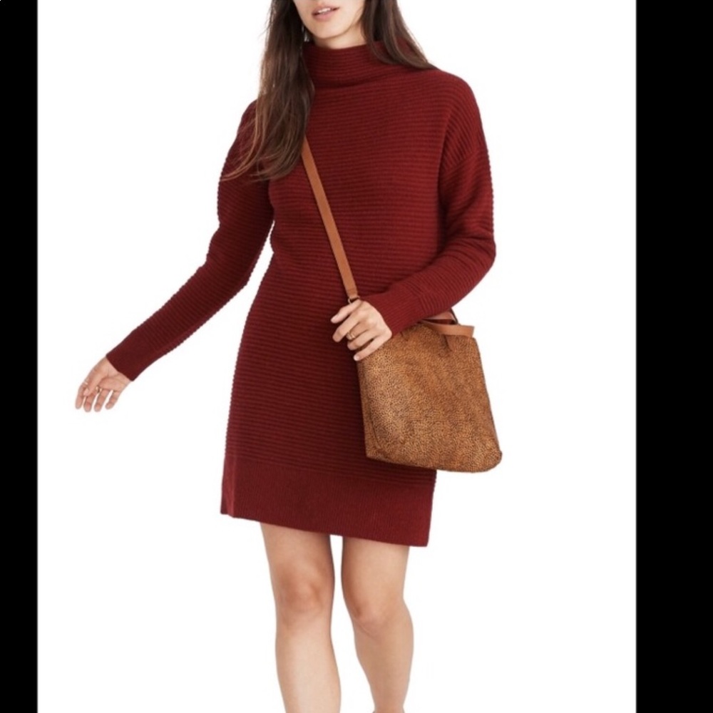 Merino wool skyscraper sweater dress madewell S